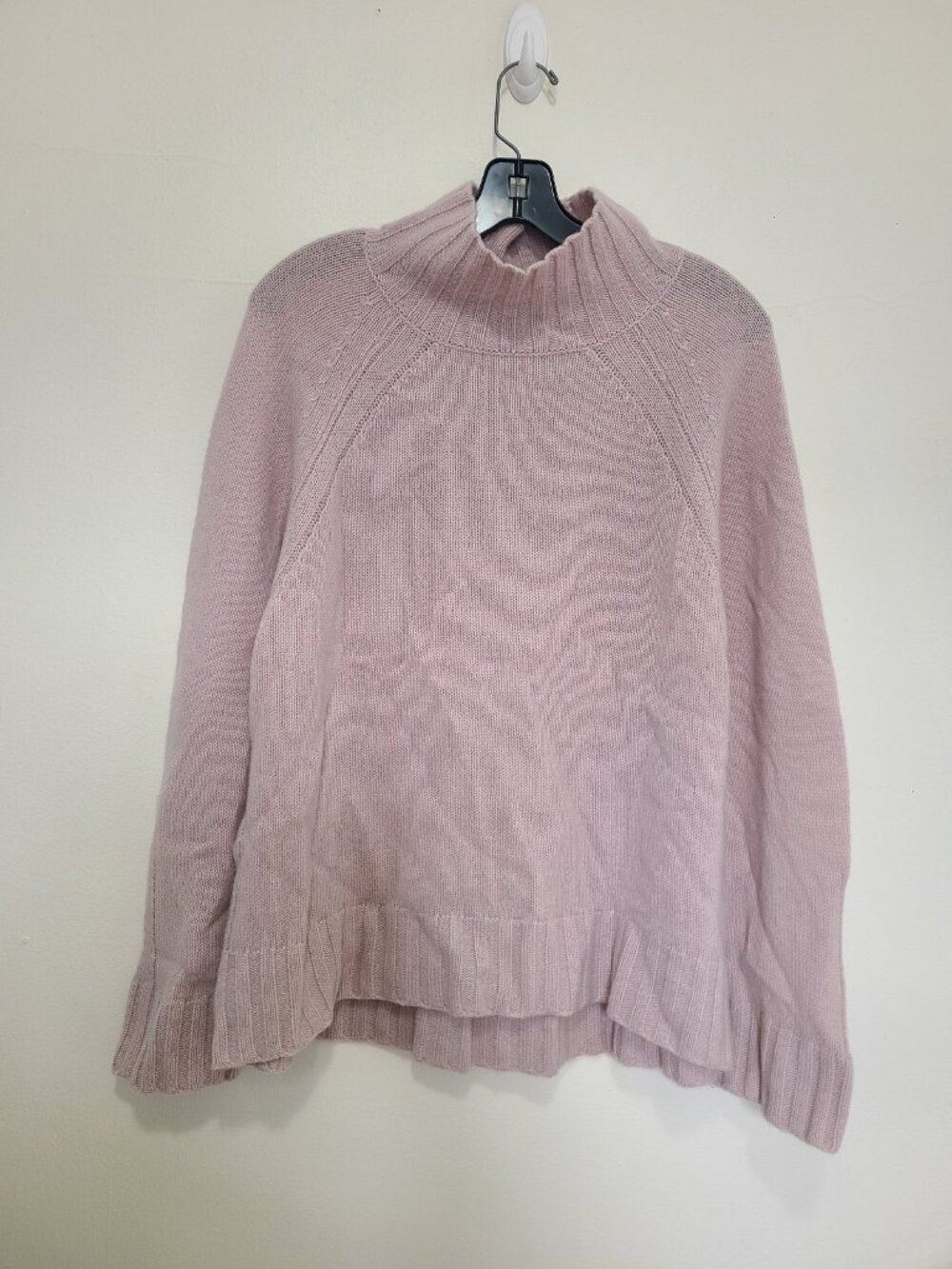 360 Cashmere 100% Cashmere Turtleneck Sweater Pink Size M